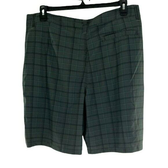 Kanu Shorts Men's Sz 38 Athletic Lightweight Button Pockets Soft Plaid Summer - Picture 4 of 7